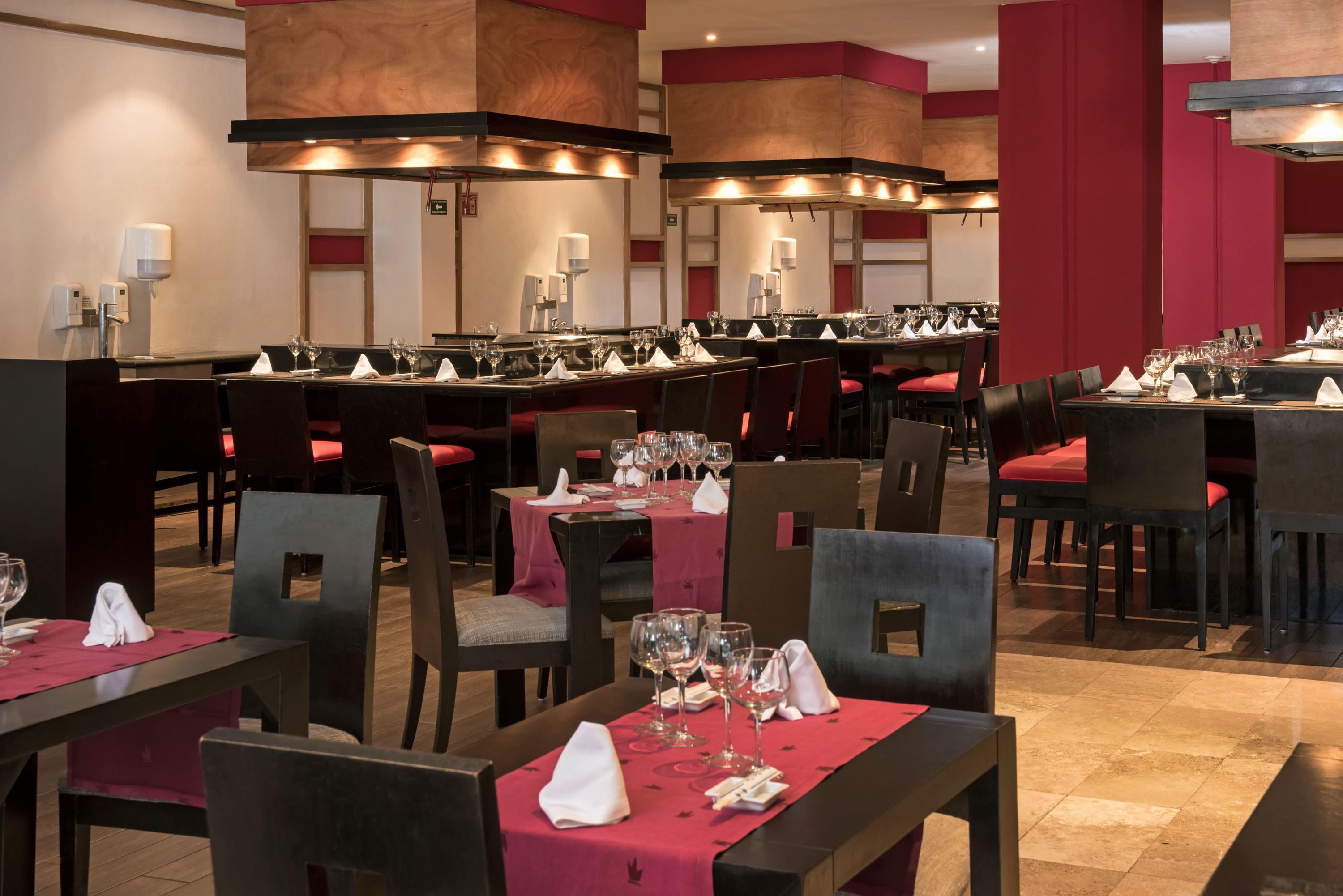 فندق غراند ريفييرا برينسيز - شامل كليًا بلايا ديل كارمن المظهر الخارجي الصورة Restaurant at the Hotel